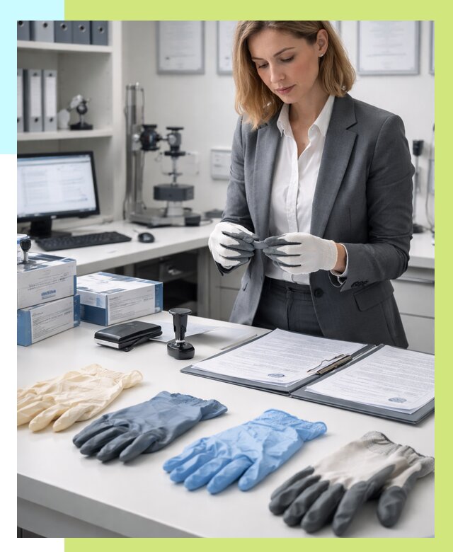 Сертификация перчаток в Биробиджане от 8617 р. | Алешин-Брб