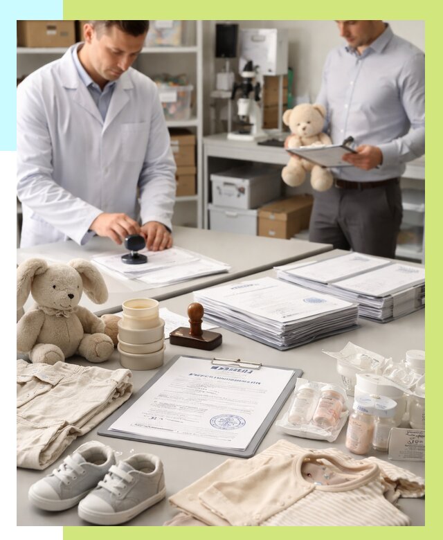 Сертификация детских товаров в Биробиджане от 15207 р. | Алешин-Брб