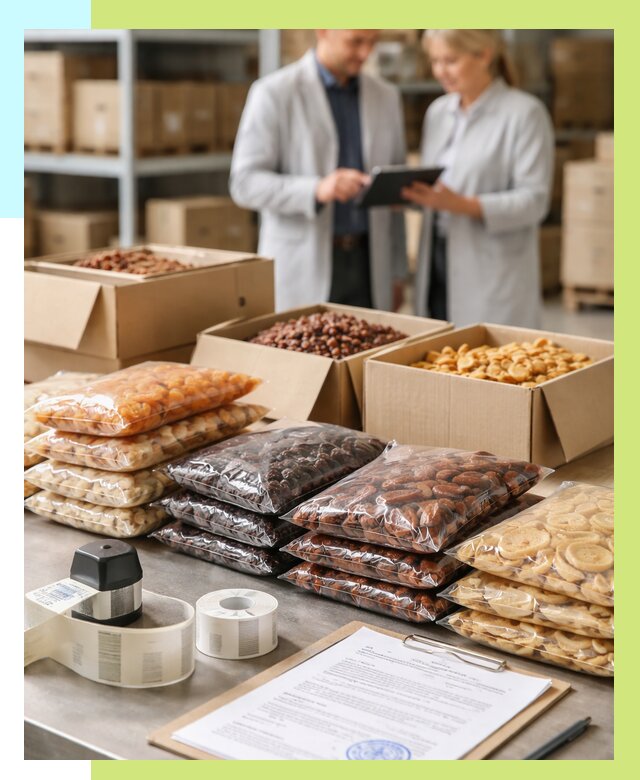 Сертификация сухофруктов в Биробиджане от 12166 р. | Алешин-Брб под ключ