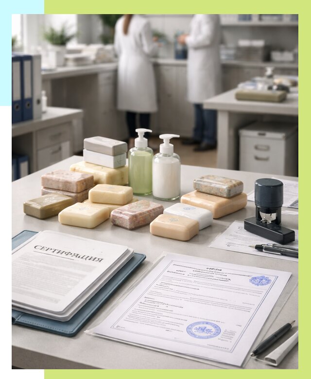 Сертификация мыла и сертификат на мыло в Биробиджане от 12166 | Алешин-Брб