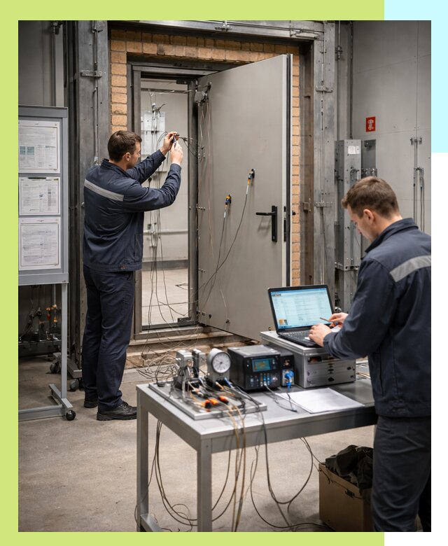 Сертификация противопожарных дверей в Биробиджане по ГОСТ и ТР