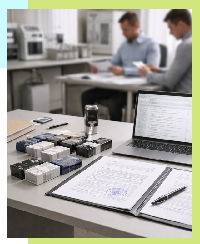 Сертификация сигарет под ключ в Биробиджане от 45621 р. | Алешин-Брб