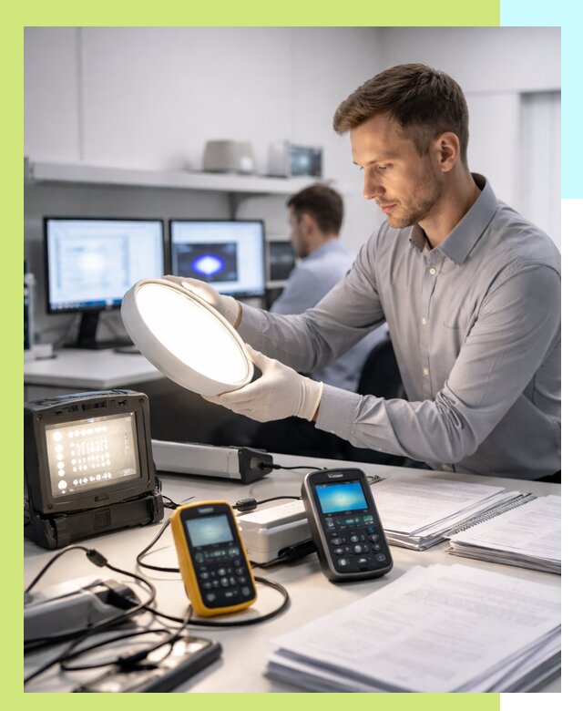 Сертификация светильников в Биробиджане: испытания и оформление