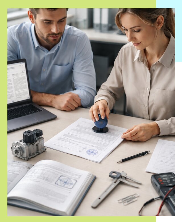 Выдача паспорта изделия и техническая экспертиза продукции в Биробиджане