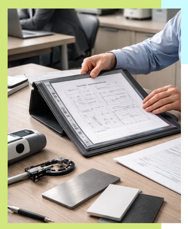 Оформление паспорта материала для продукции в Биробиджане