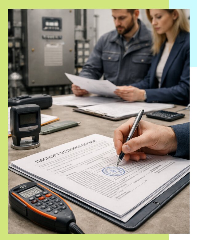 Оформление паспорта эксплуатации оборудования в Биробиджане