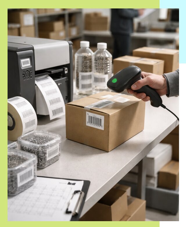 Штрихкодирование продукции и маркировка для продажи в Биробиджане