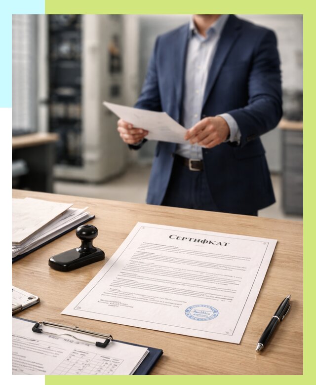 Сертификат на оборудование в Биробиджане от 15207 р. | Алешин-Брб