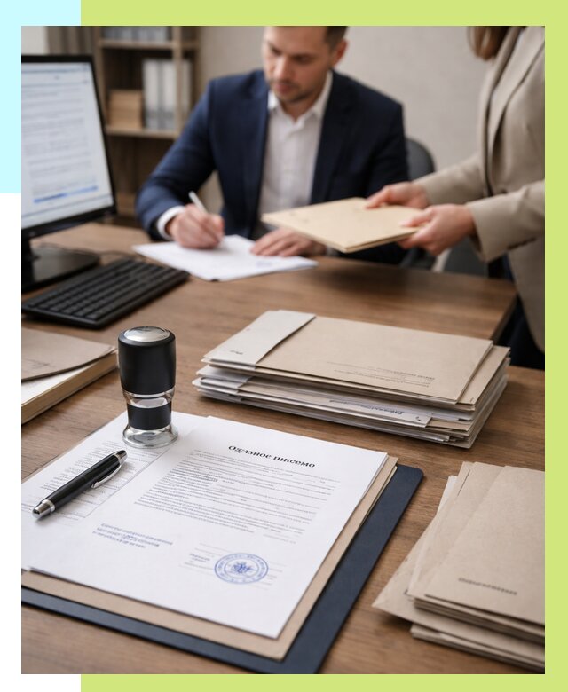 Отказное письмо для таможни в Биробиджане от 3041 р, Алешин-Брб