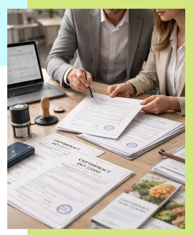 Сертификат ISO 22000 в Биробиджане от 40552 р. под ключ | Алешин-Брб