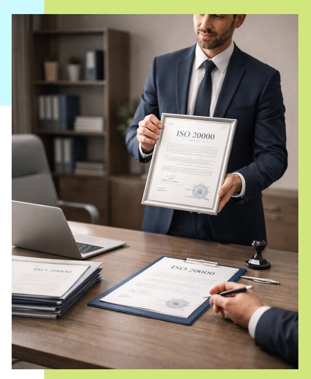 Сертификат ISO 20000 в Биробиджане под ключ от 121656 р., Алешин-Брб