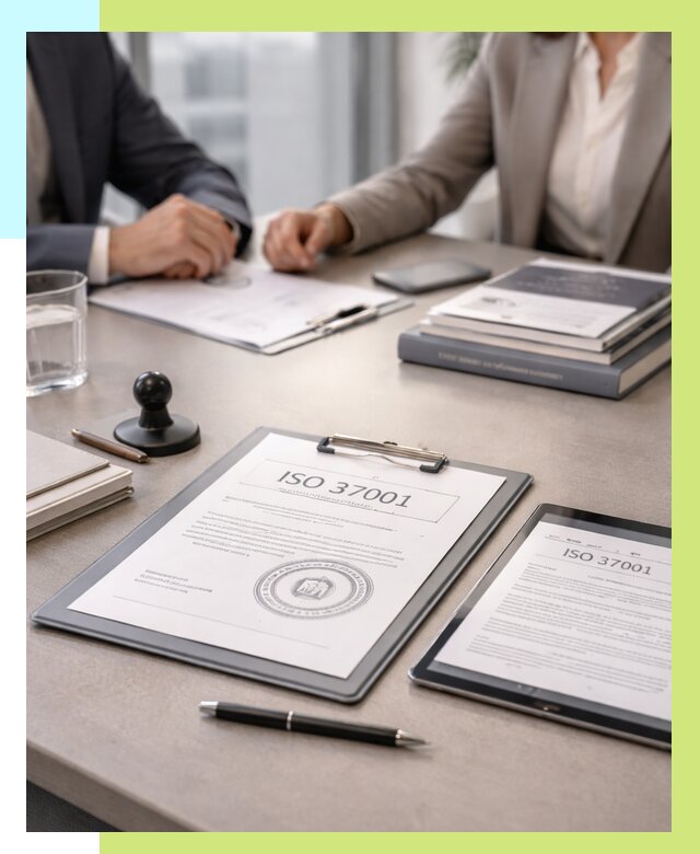 Сертификат ISO 37001 в Биробиджане оформить от 121656 р. Алешин-Брб